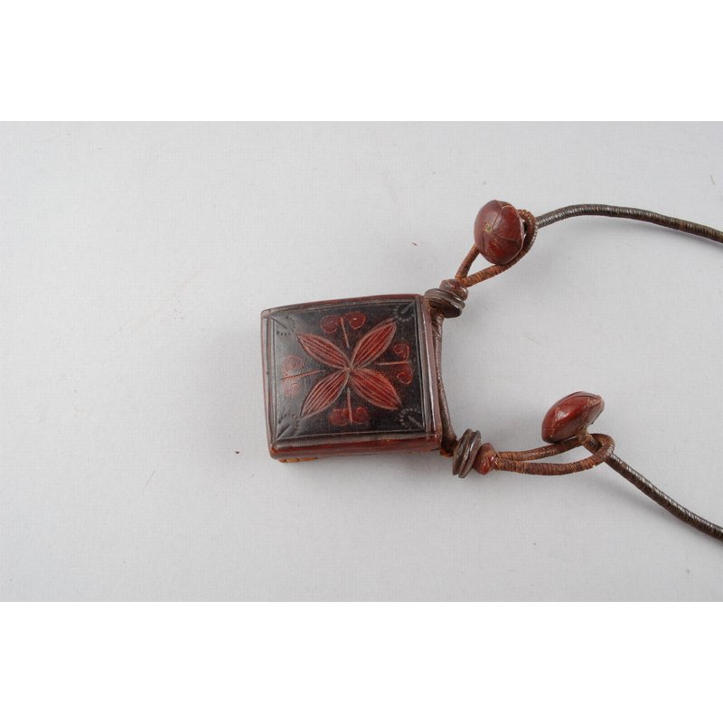 Sierra Leone Heritage Leather Sebe Necklace